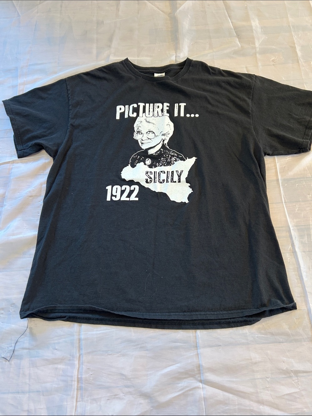 Delta Black 'Picture It... Sicily 1922' Graphic Tee